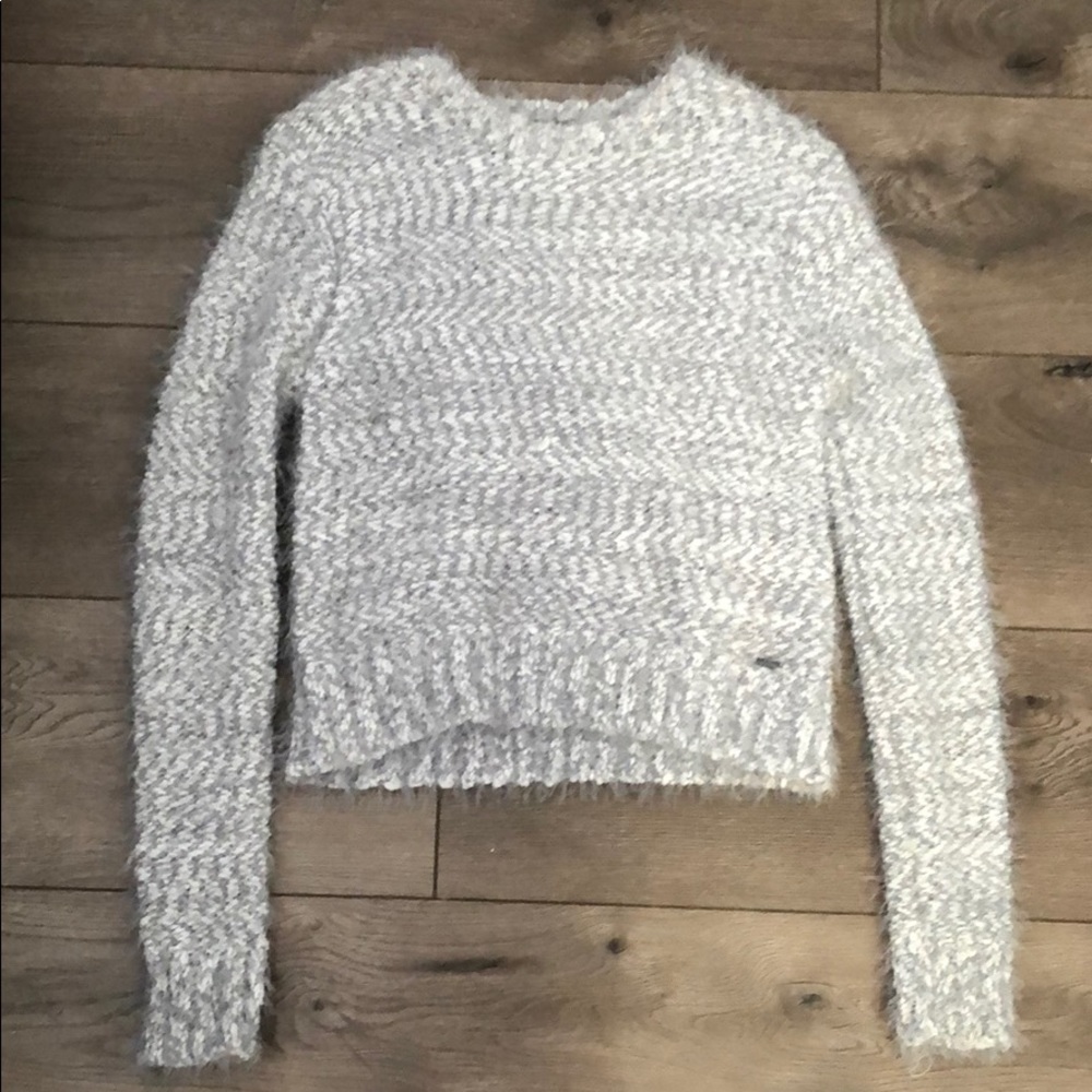 Forever 21 fuzzy cropped sweater